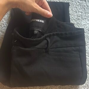 Size 4R. Straight leg dress pants black